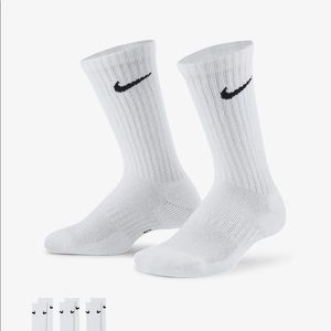 NEW KID'S 6-PACK DRI-FIT PERFORMANCE BASIC CREW SOCKS